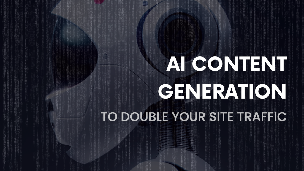 Why does AI content generate traffic on sites?