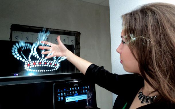 Астраханская компания Displair представила интерактивный безэкранный дисплей